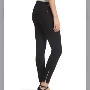 White House Black Market Black Skimmer Ankle Zip Jeans | 00​​